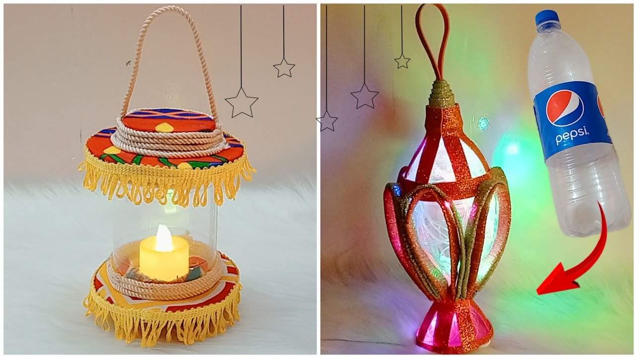 طريقة عمل فانوس رمضان بالزجاج البلاستيك