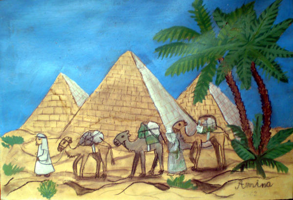 رسومات عن مصر للاطفال